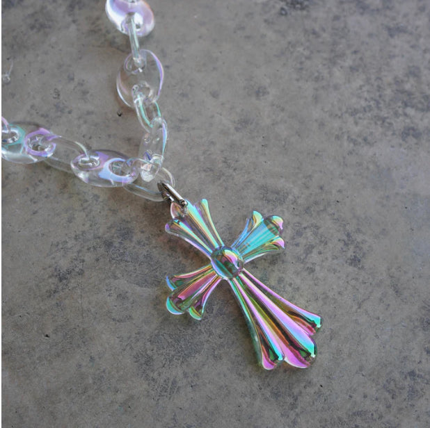CROSS LINK NECKLACE