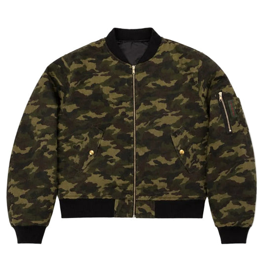 REVERSIBLE BOMBER JACKET [CAMO/BLACK]
