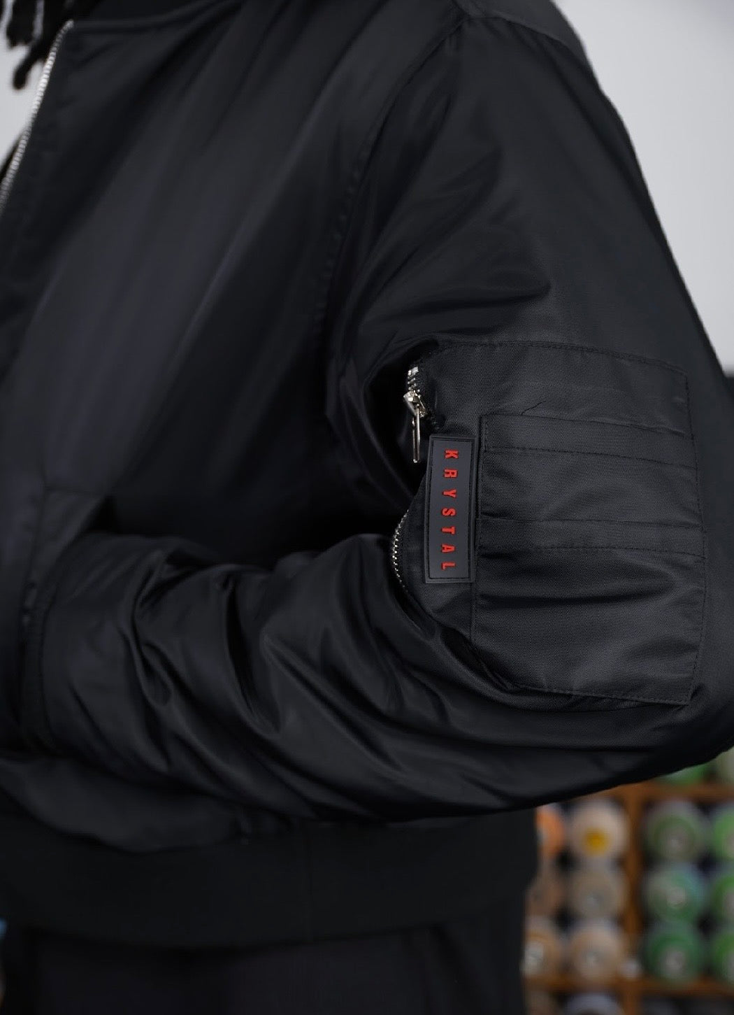 REVERSIBLE BOMBER JACKET [CAMO/BLACK]