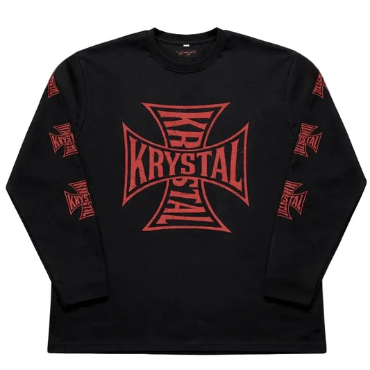 KRYSTAL LONGSLEEVE [BLACK/RED]