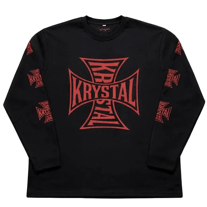 KRYSTAL LONGSLEEVE [BLACK/RED]