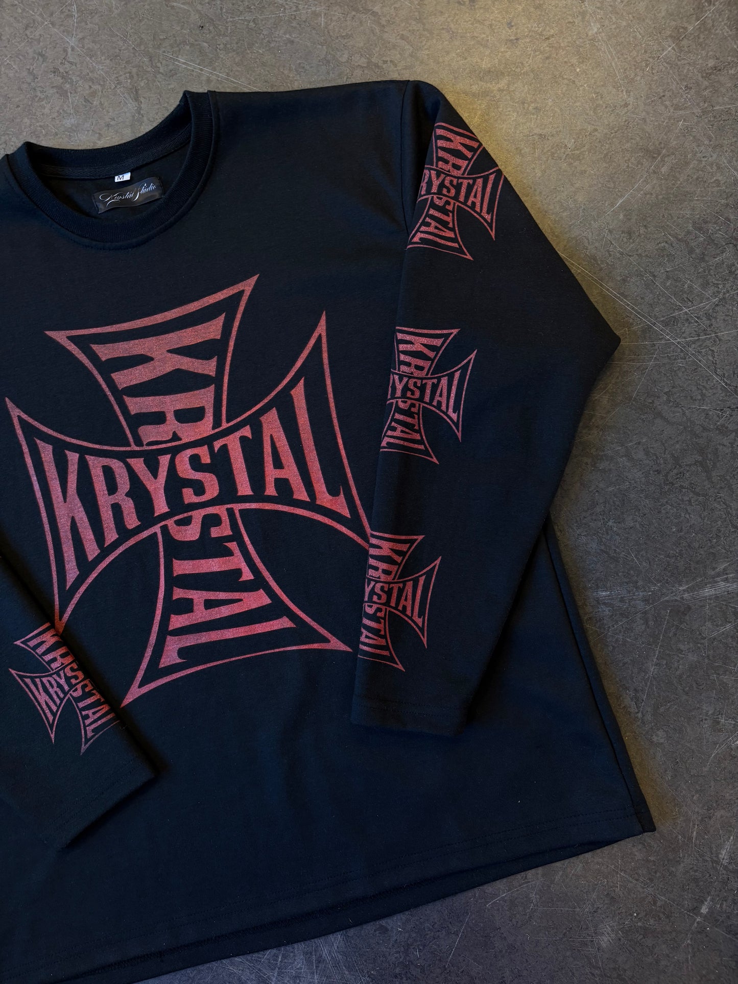 KRYSTAL LONGSLEEVE [BLACK/RED]