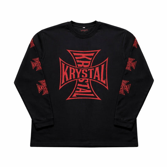 KRYSTAL LONGSLEEVE [BLACK/RED]